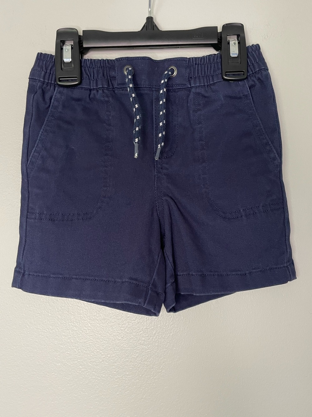 Janie and Jack Navy Blue Pull On Cotton Shorts